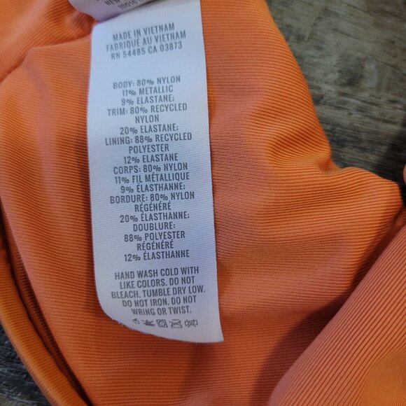 AERIE | Shine Scoop Bikini Swim Top Sparkle | Sz. XL - Picture 6 of 7